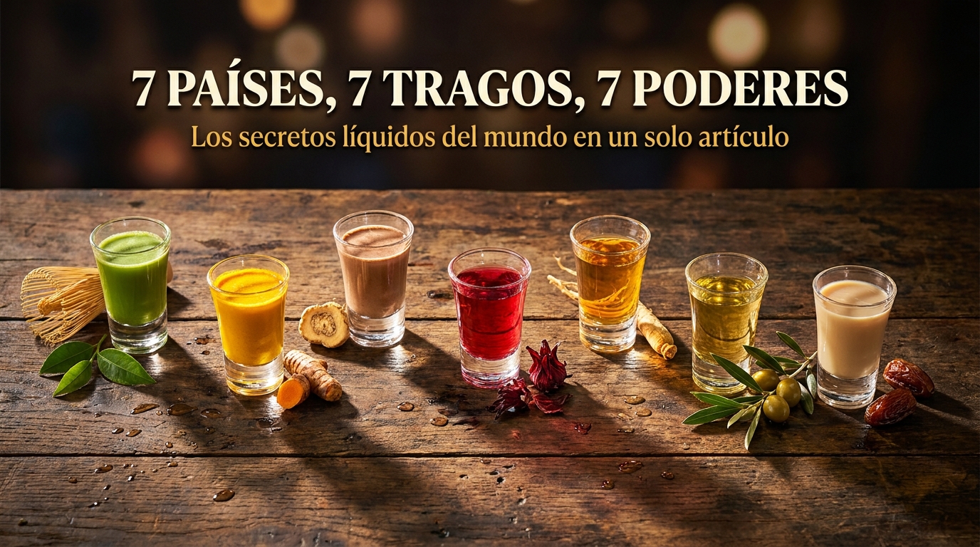 LOS 7 PAÍSES QUE DOMINAN EL MUNDO TIENEN UN SHOT NATURAL ESPECÍFICO: JAPÓN LA PIEL, INDIA LA DIGESTIÓN, PERÚ LA ENERGÍA, MÉXICO LAS DEFENSAS Y MÁS. ESTOS SON LOS SHOTS ANCESTRALES Y LAS RECETAS QUE NADIE TE QUISO COMPARTIR (INCLUSO EL SHOT DE TU PAÍS)