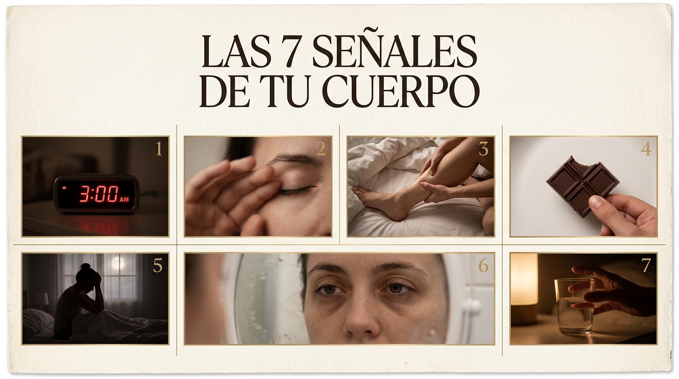 Las señales más comunes que el cuerpo envía cuando hay déficit silencioso de magnesio bioactivo