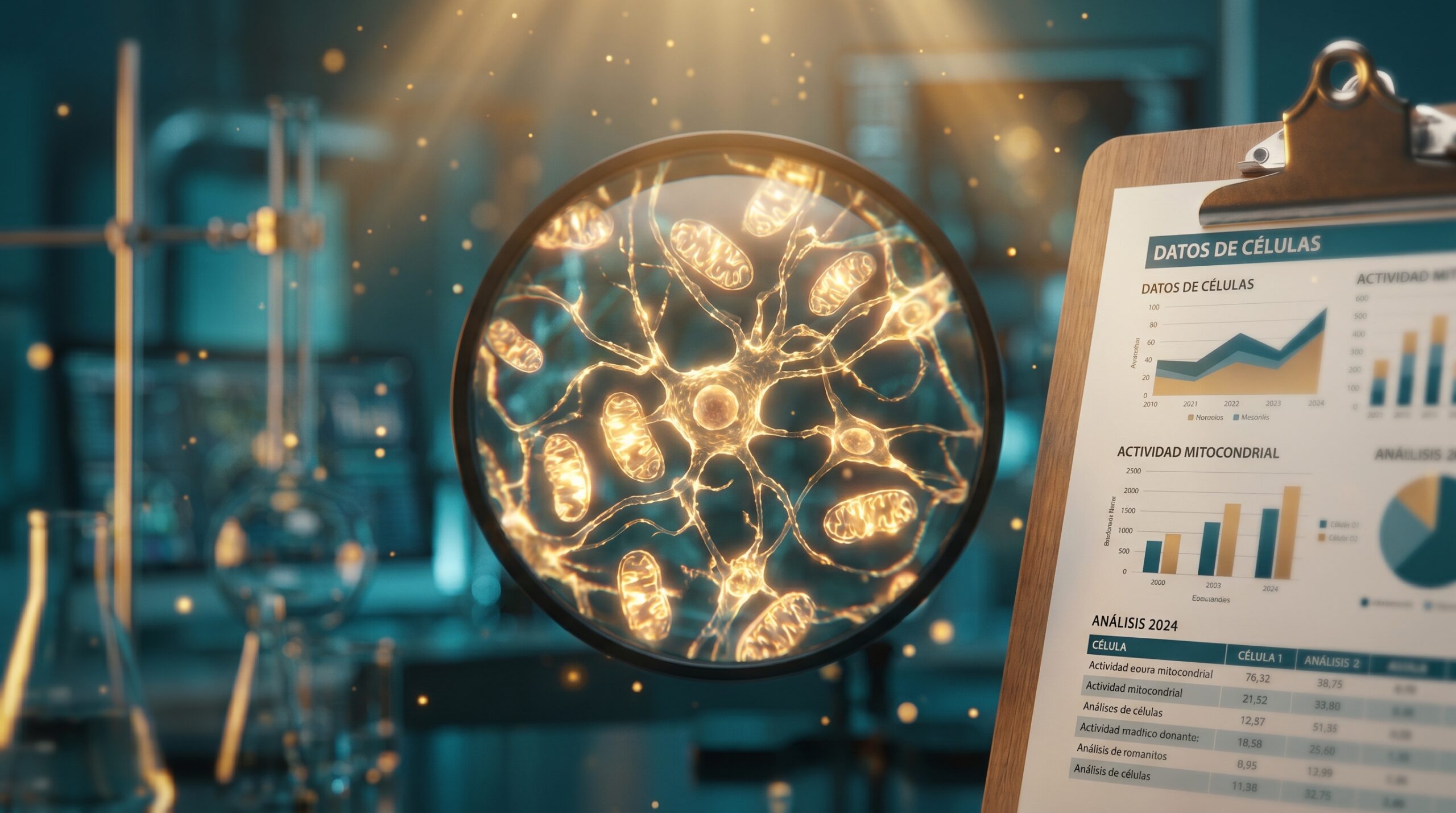 Células retinales con mitocondrias regenerándose - evidencia científica