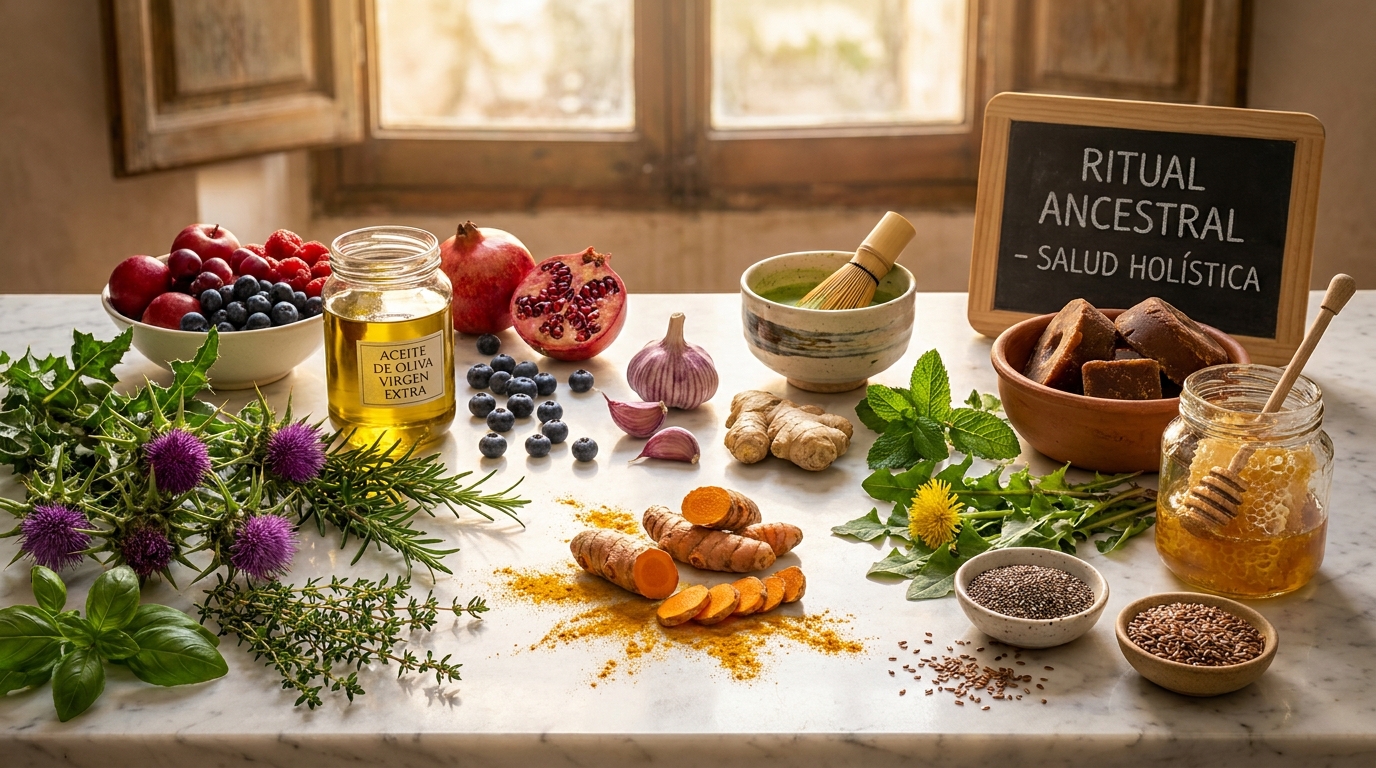 Plantas medicinales y alimentos antiinflamatorios ancestrales
