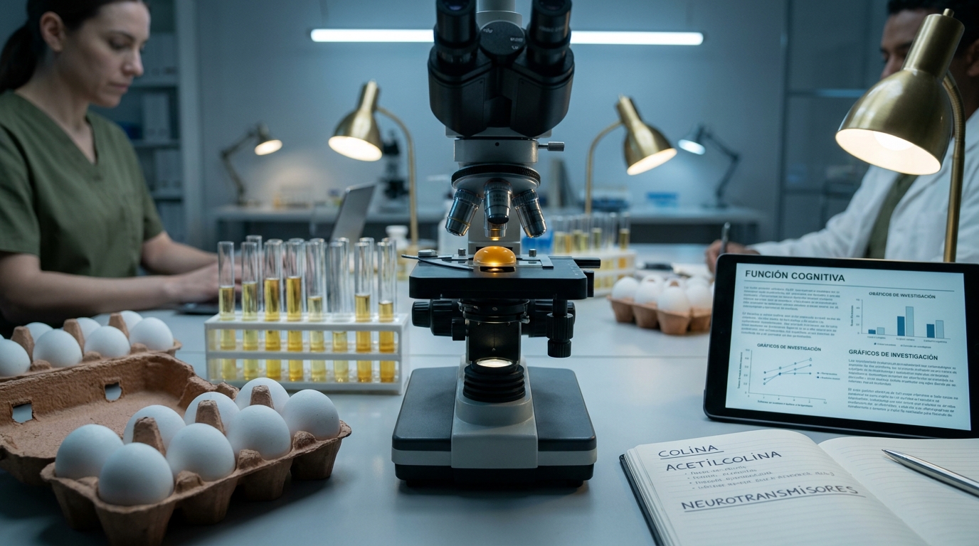 Estudio mayo 2026 sobre huevos colina y memoria en mayores de 65 años