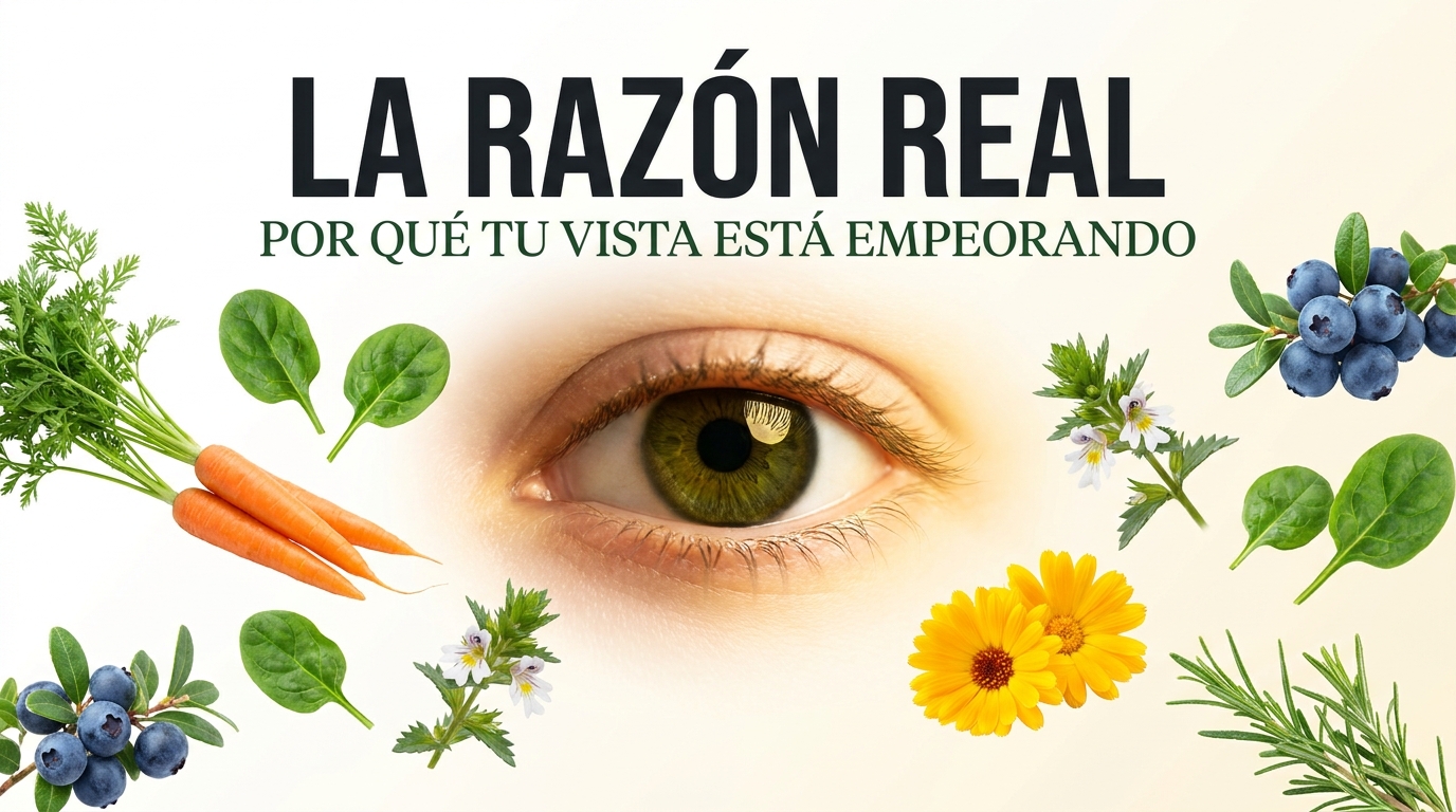 LA VERDADERA RAZÓN POR LA CUAL TU VISTA ESTÁ EMPEORANDO POR MÁS QUE USES GOTAS Y CAMBIES DE LENTES: LAS 7 CAUSAS REALES QUE TU CUERPO TE ESTÁ AVISANDO HACE AÑOS (Y POR QUÉ LA SOLUCIÓN NO ESTÁ EN LA ÓPTICA, SINO EN ALGO QUE YA TIENES EN TU COCINA)